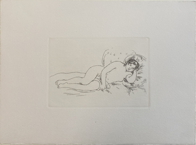 "Femme nue couché"